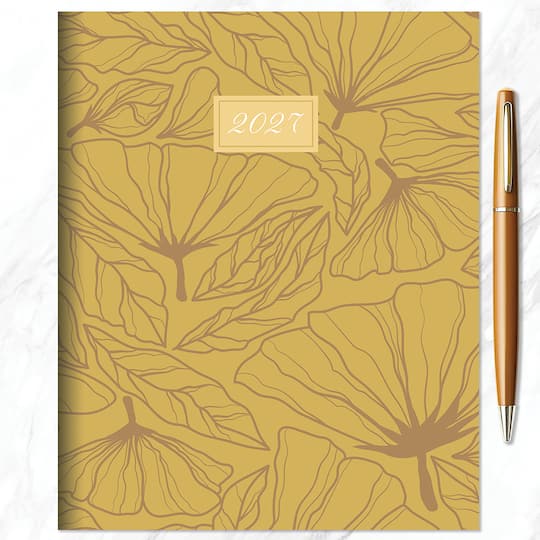 2027 Goldenrod Medium Monthly Planner